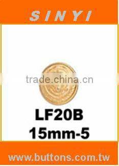 Top Design Sewing Button Brass made 15mm