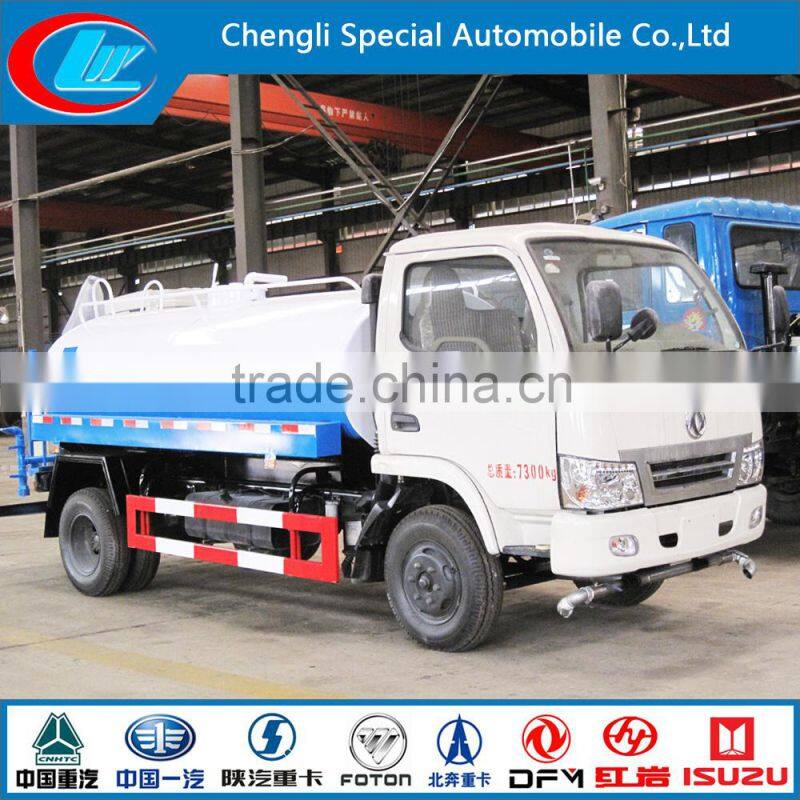 Dongfeng 4X2 water truck tank Road Cleaning 6 wheels DONGFENG Manufacturer 140hp Dongfeng water truck for sale