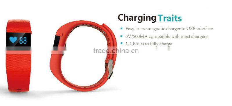 Jw86 heart rate Smart bracelet Wristband Fitness tracker Bluetooth 4.0 fitness Watch for ios android better than Tw64