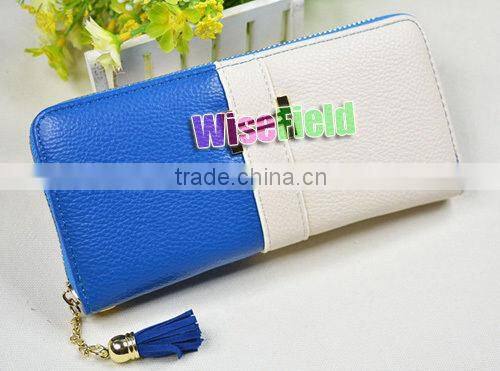 Women Fringe Purse Wrist Clutch Lady Wallet PU leather Card Slot Bag