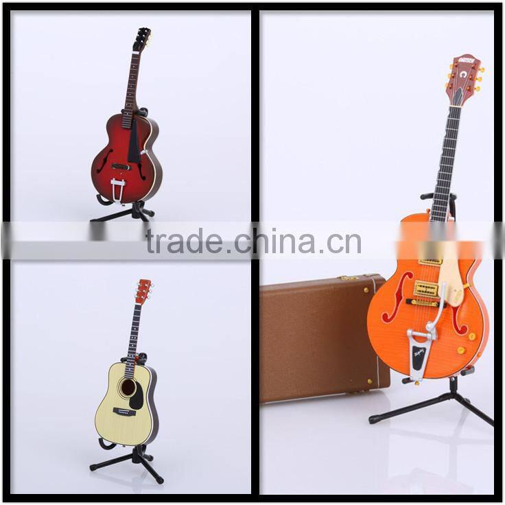 Custom made realistic collectible guitar musical instrument scale models