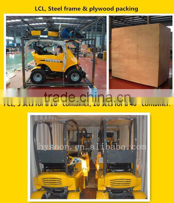 China electric articulated mini wheel loader for sale