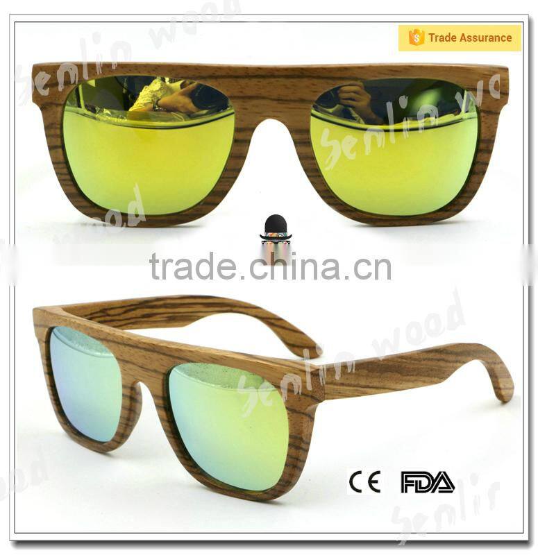 2015 hottest sale Wooden Sunglasses Designer 100% Wooden Sunglasses Wholesale & UV 400