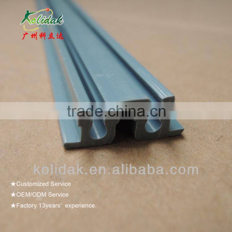 W shape PVC plastic profile extrusion