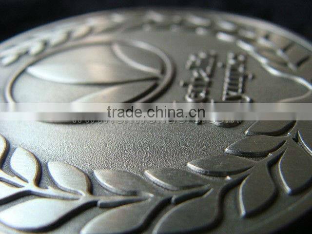 High quality silver color olympic medal