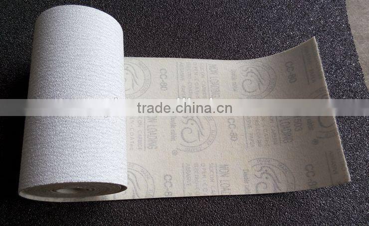 Hook and Loop Backed Abrasive Sandpaper Roll