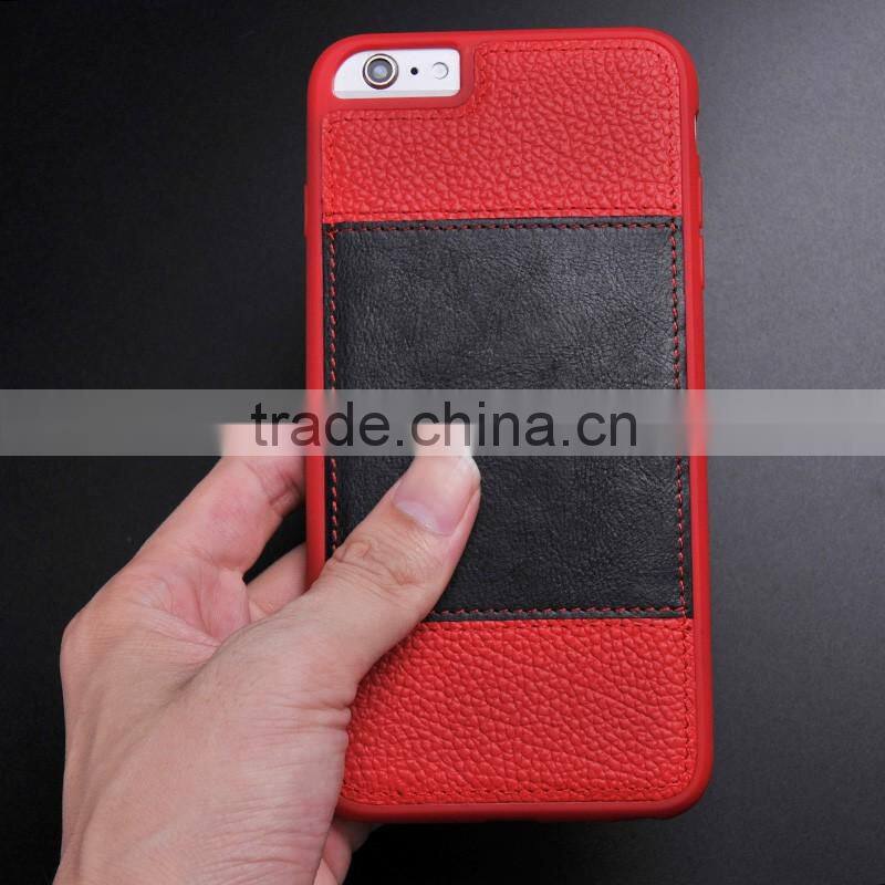 Wholesale Hybird leather+pc Phone Accessories Case For iphone 7