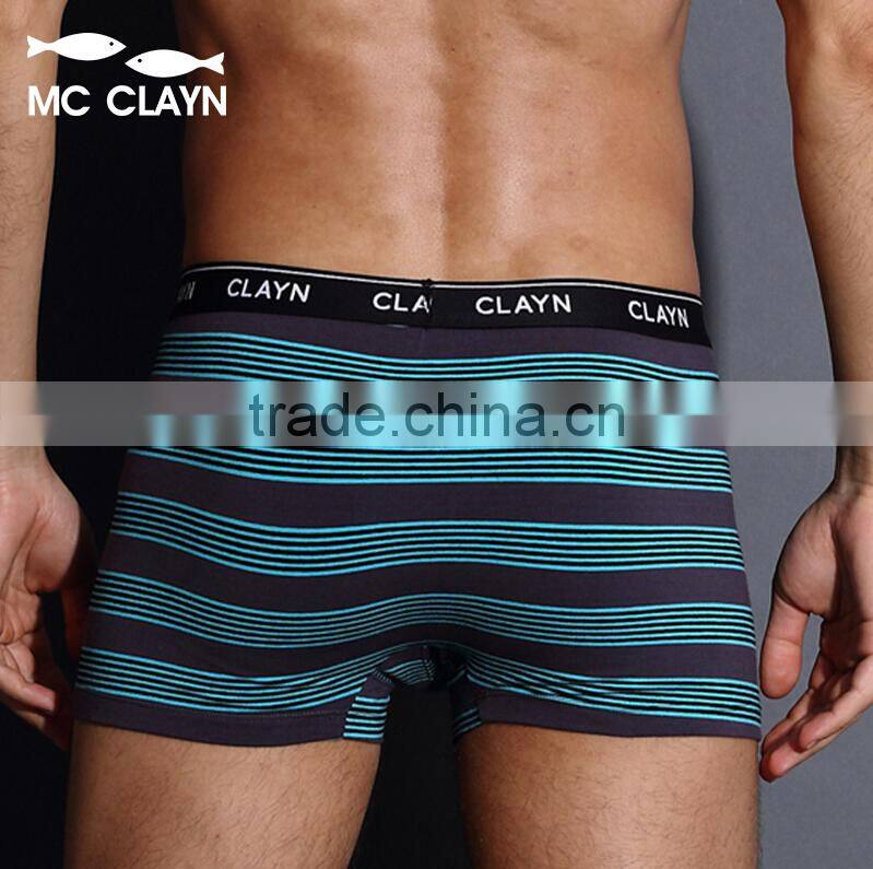 MC CLAYN Brand male panties100% cotton hydroscopic u breathable comfortable boxer panties Men's Boxers underwear