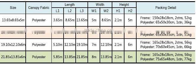 Aluminum double peaks Star shelter, Star canopy, Star shade, Star Tent
