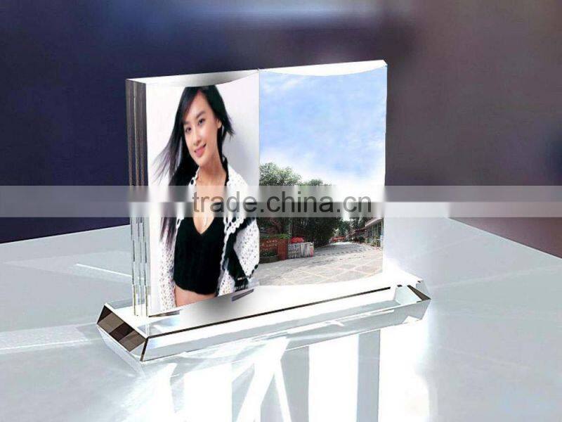 Romantic and Popular Crystal photo frame
