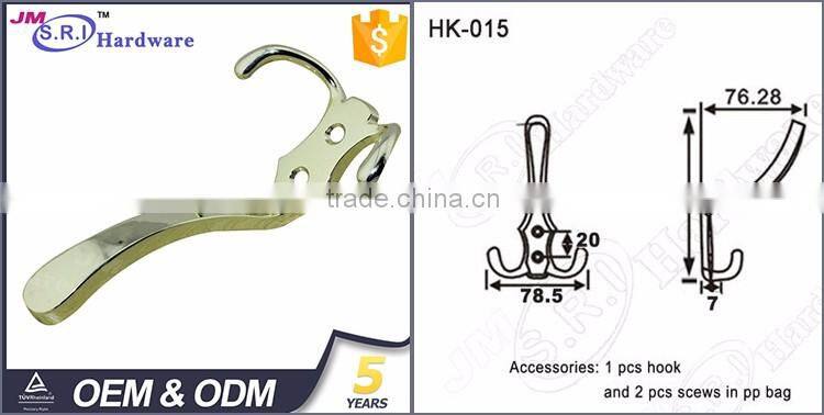 Elegent glod color clothes hook door hang