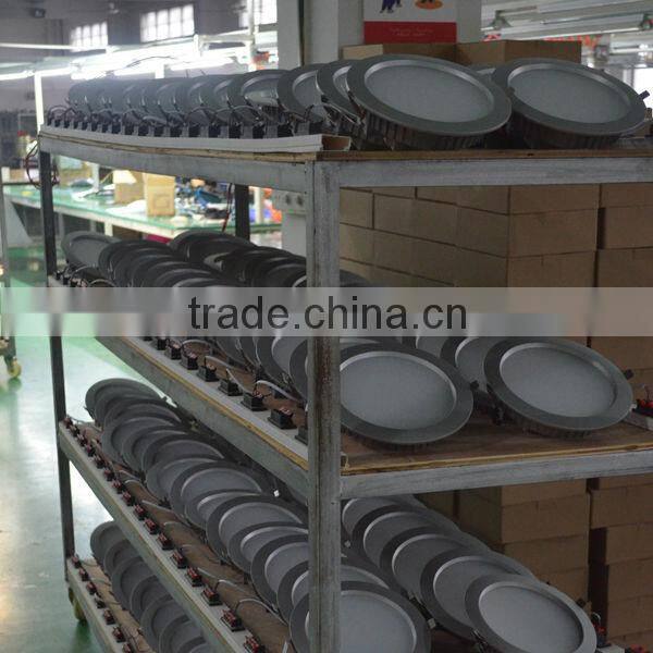 Factory price square led downlight silver 30w 18w 12w 8" 6" 4"