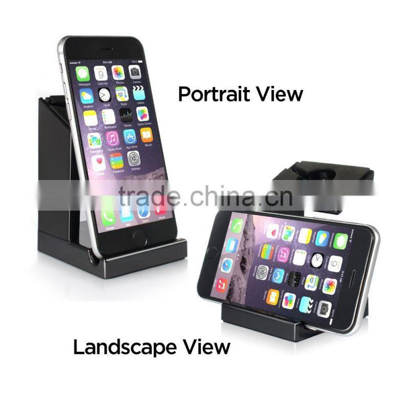 plastic stand holder for apple watch, 2 in 1 charging dock station for iphone/apple watch