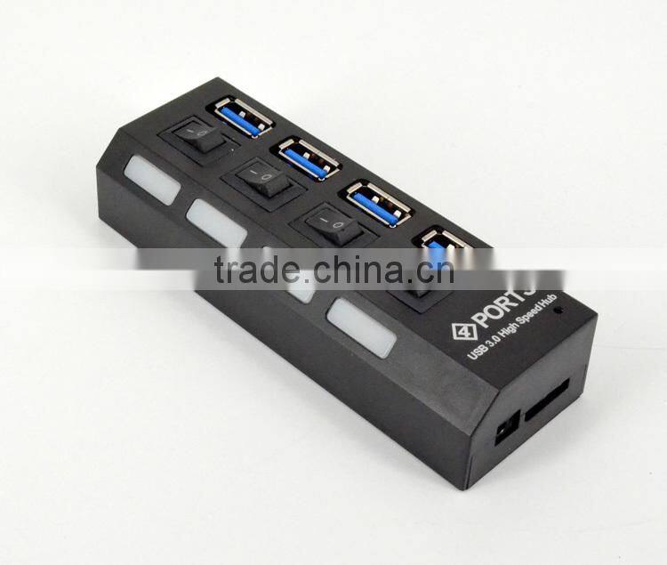 Super Speed 5Gbps USB3.0 HUB 4-port Hub , USB3.0 switch hub