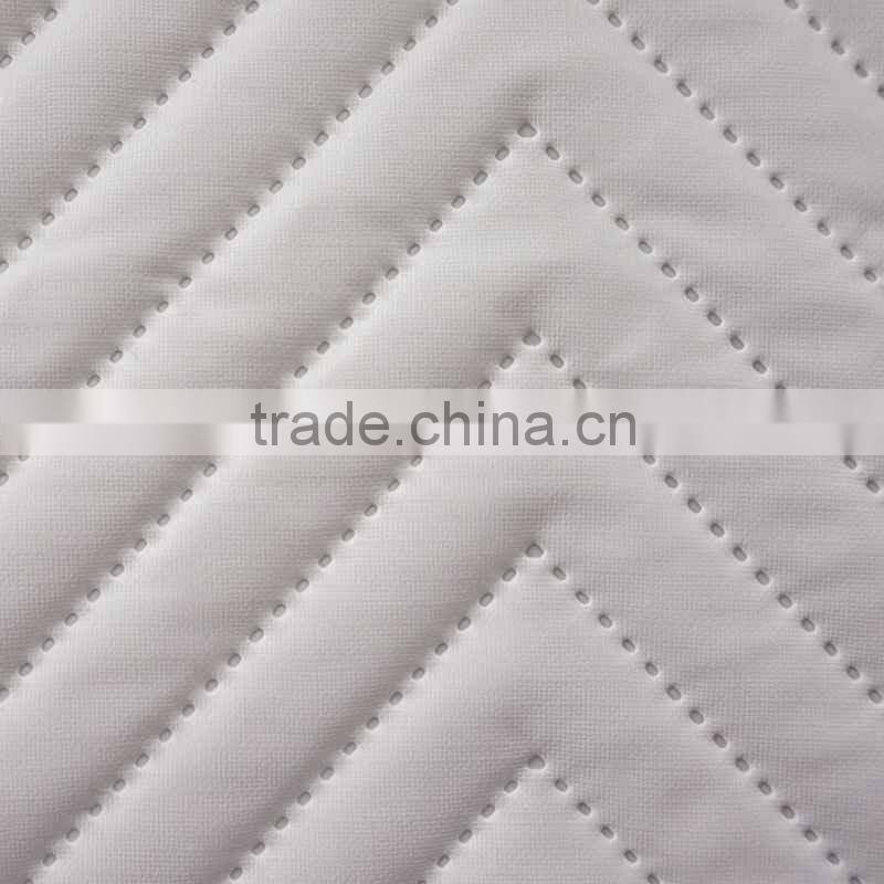 White Hotel Bedding Waterproof Cotton Quilting Fabric