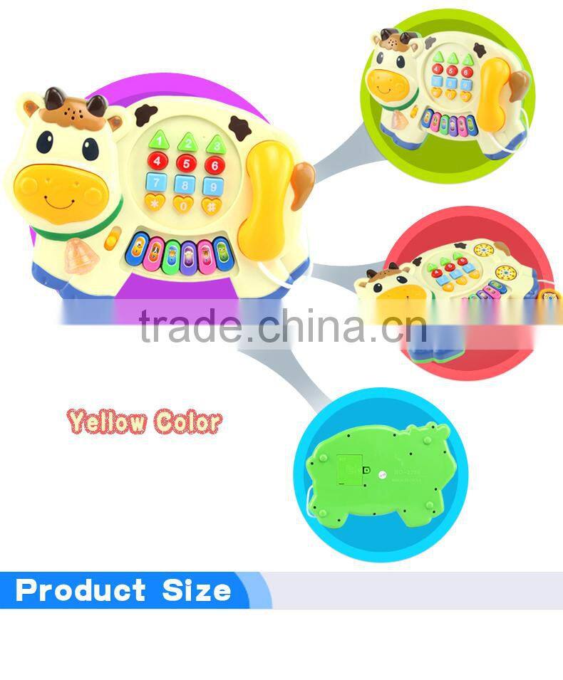 Educational preschool music instrument plastic piano toys for kids