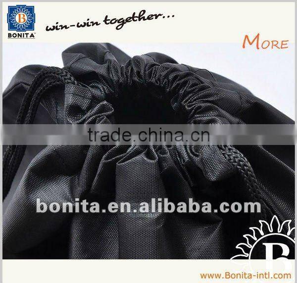 Fashion polyester cheap fabric drawstring shoe bag,dust bags