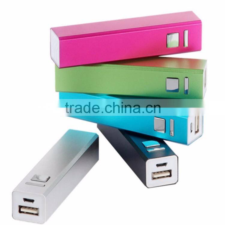 Aluminum alloy promotional power banks 2200mah
