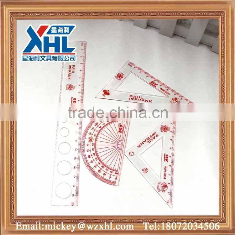 girls cartoon 15cm plastic scale ruler