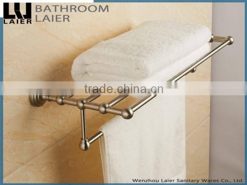 15120 america morden style stainless steel 304 brush nickel bathroom accessory towel rack