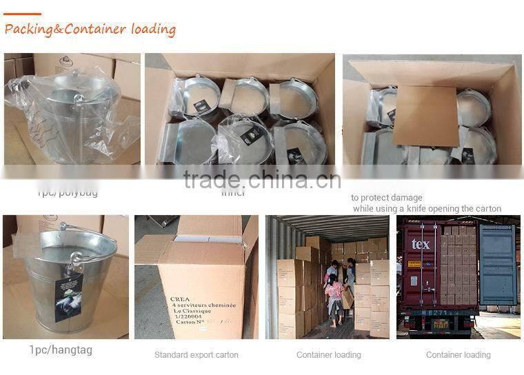 4 litre galvanized metal Poultry Drinker Bucket