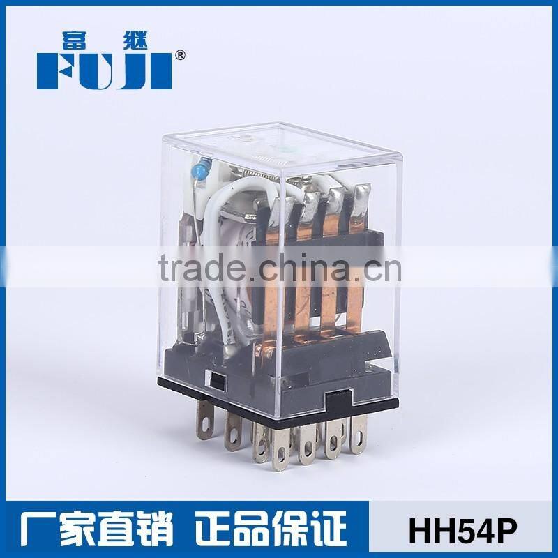 HH52P 8 Pin 24v relay AC Coil High Quality MY2NJ General Purpose Relay 2NO+2NC Led Relay