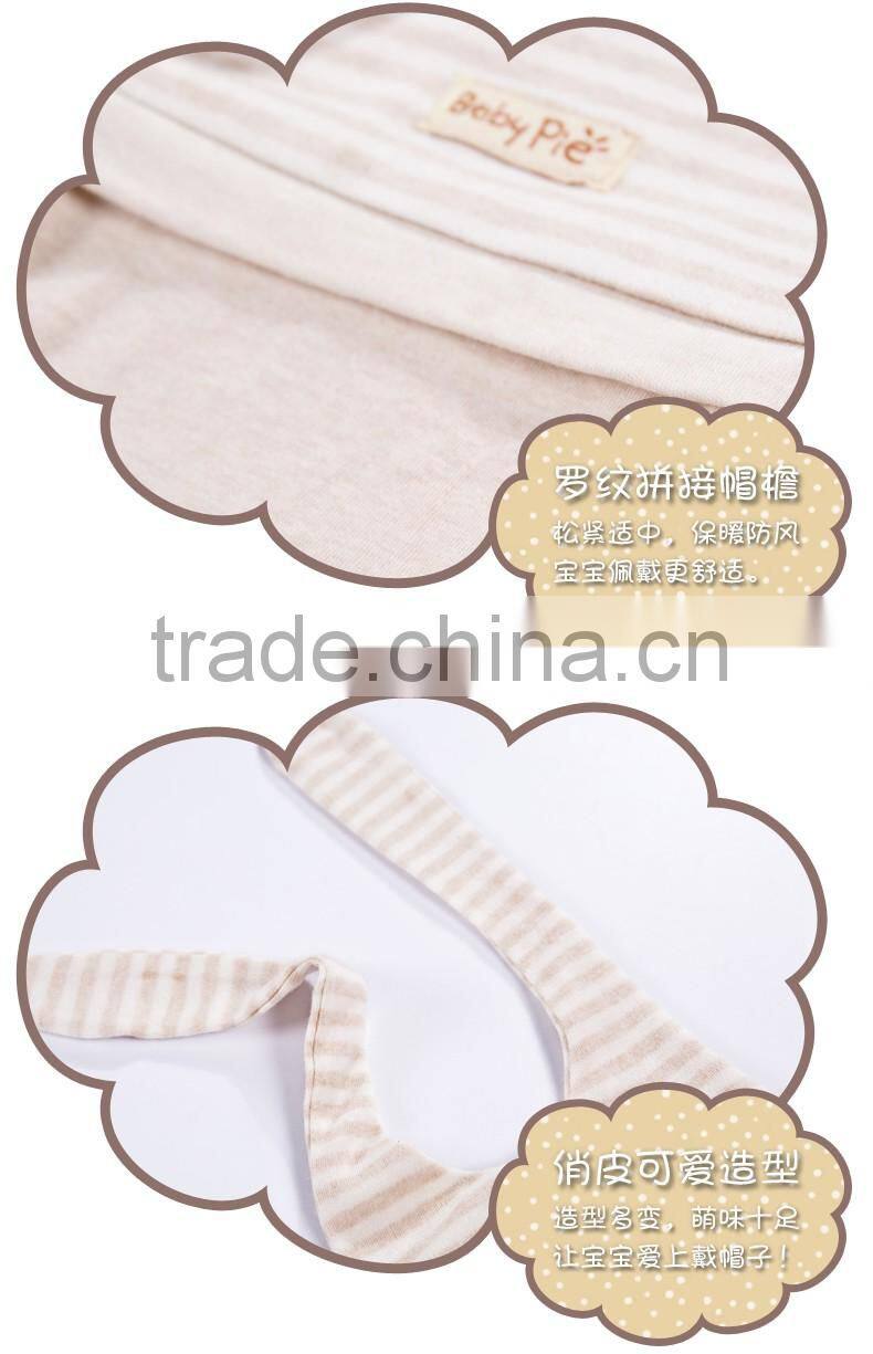 Popular 100% cotton newborn baby winter cotton hat baby caps