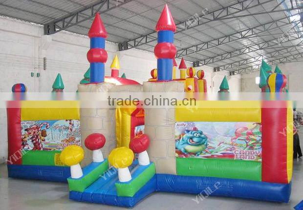Inflatable trampoline kids jumping toys inflatable castle house