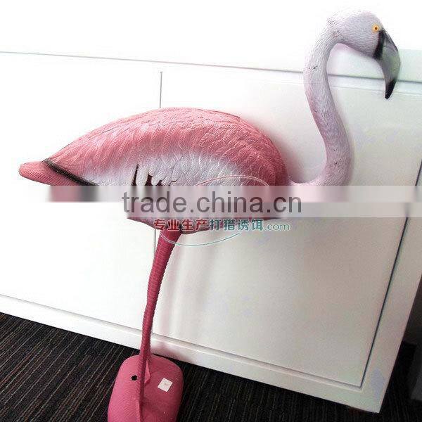 Wholesale plastic blowing flamingo decoy and garden decoration
