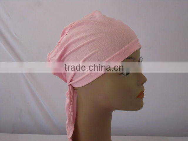 Cotton jersey Bonnet Cap Muslim bandanna underscarf X-QM88