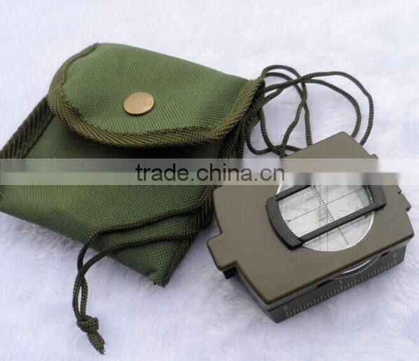 Outdoor Camping Hiking Compass ,Military Prismatic Sighting Compass