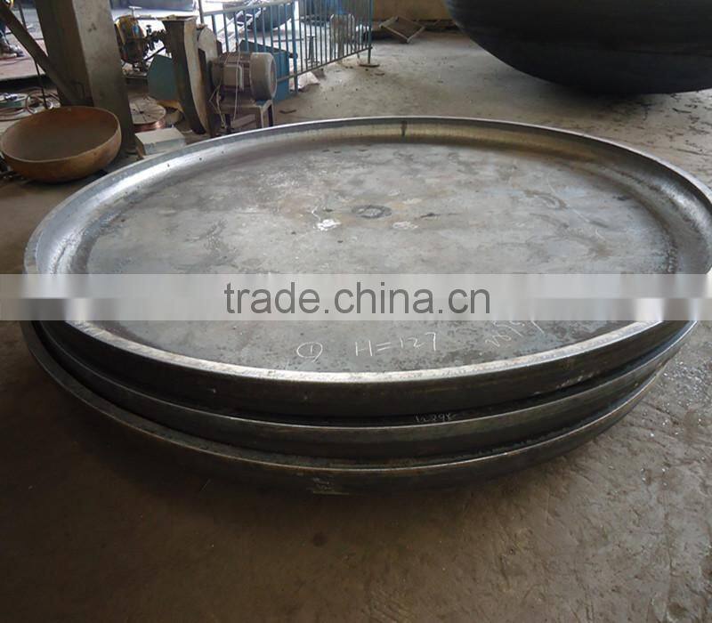 steel folding flange torispherical dish heads in metal structure
