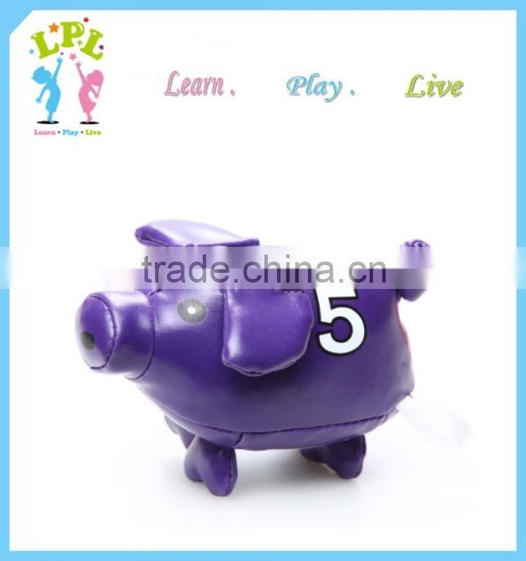 Eco-friendly children toy new fashion pu leather sand filled weight ball