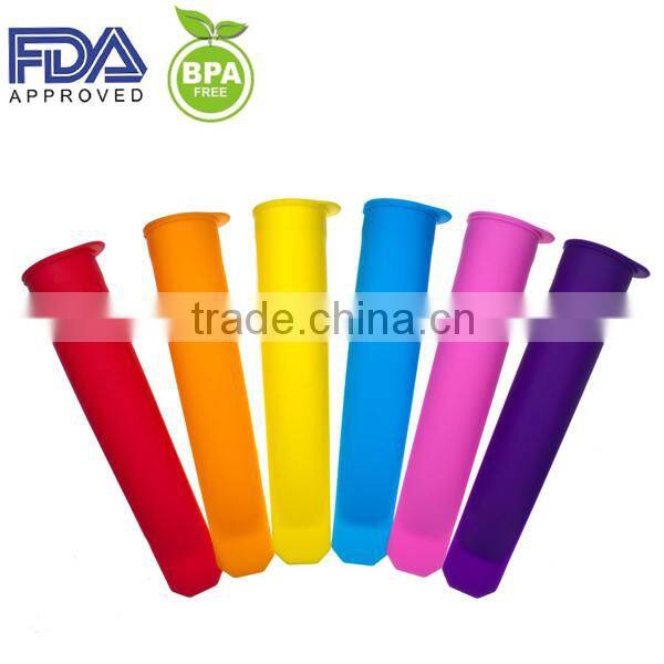 BPA Free Colorful Silicone Ice Pop Maker/Silicone Ice Maker