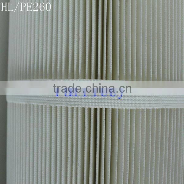 Water-oil repellent Spunbonded Polyester air filter material