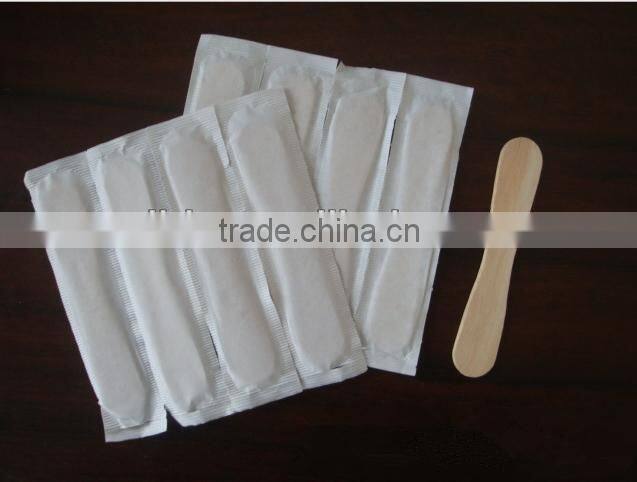 Wooden Ice Cream Stick with Paper Packing