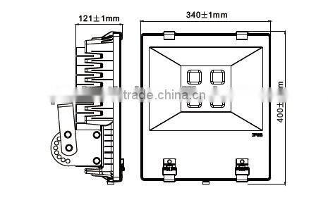 IP65 CE RoHS High Quality LED floodlight 50w