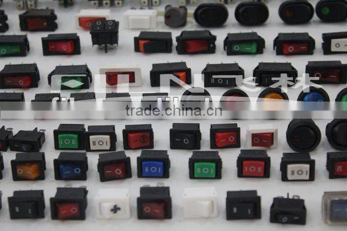 FL3-019 boat illuminated round led rocker switch with light