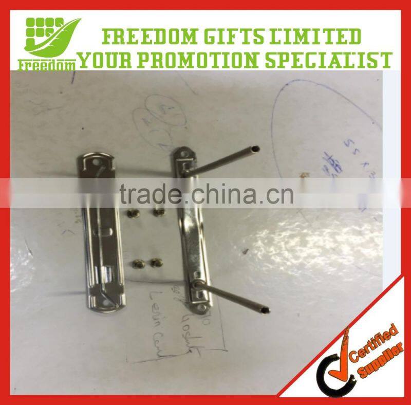 File Fold Accessory Metal Clip With Logo