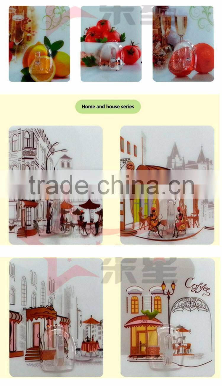 Movable hook no nails bathroom hanger/kitchen towel hook whole sale