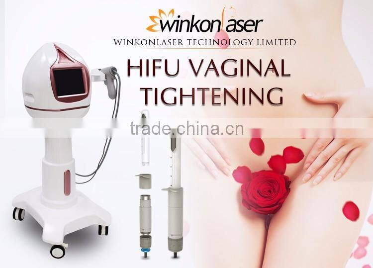 2017 Newest innovative technology private tighten HIFU handpiece sex vaginal tightening cream