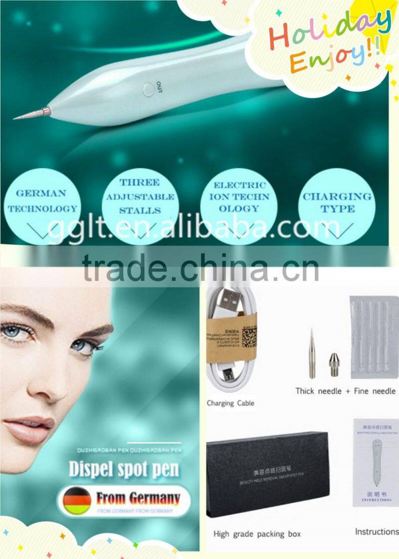 2016 new designed liquid plasma pen for tattoo removal pen for laser co2 spots removal pen