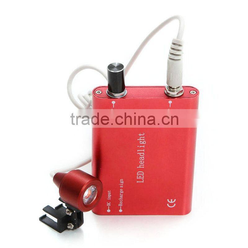 2.5X 3.5X magnification Dentist Surgical Medical Binocular Dental Loupes with LED HeadLight Lamp