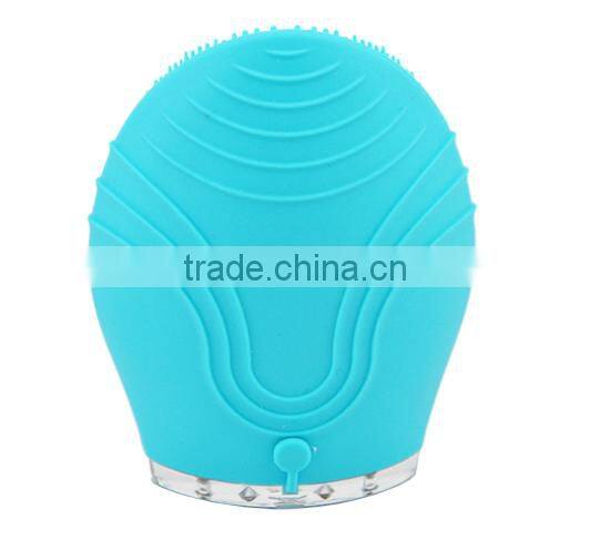 popular 2015 soft silica gel Skin Vibration Slimmer Face cleansing massager functional