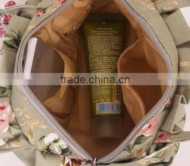 Wholesale Printed Handbag With Flower On Front of Handbag India For Women