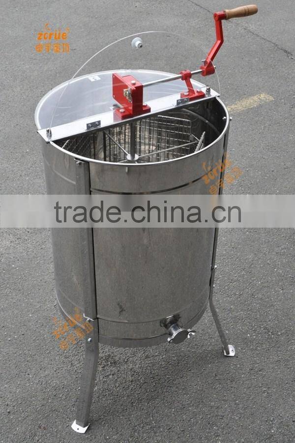 German purchased manual control 4 frame honey extractor best capaticy