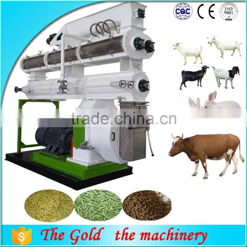 1-2 t/h Complete Small Animal Feed Pellet Mill Line Price