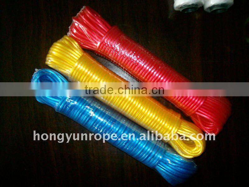 PVC Rope with good quality and excellent price, PVC Clothesline