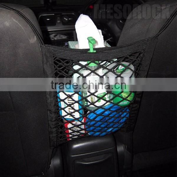 Universal Car Seat Storage Mesh Cargo Net Hook Pouch Holder Car Storage Organizer