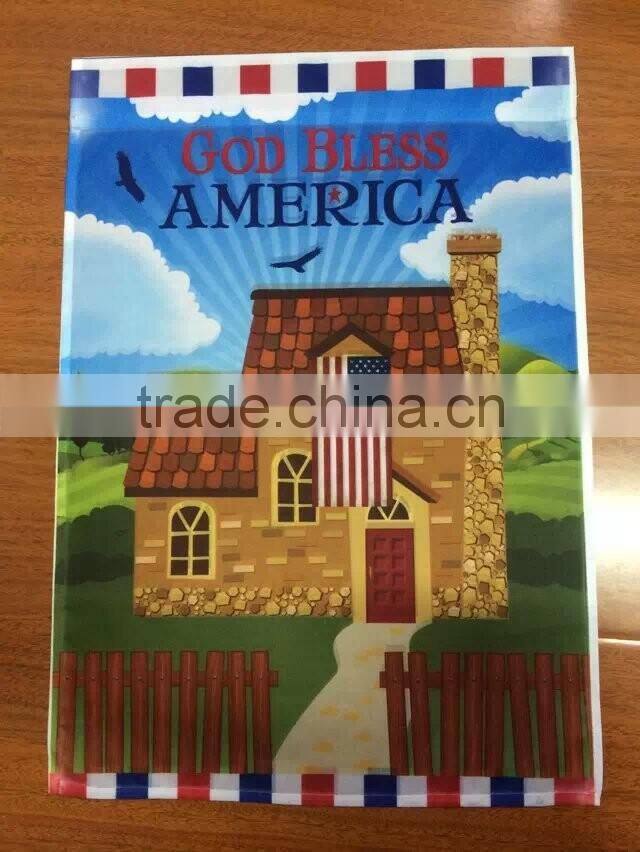 garden flag 2 side print